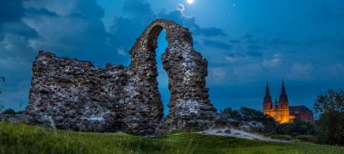 Руины замка Резекне