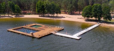 Центральный пляж озера Ульи